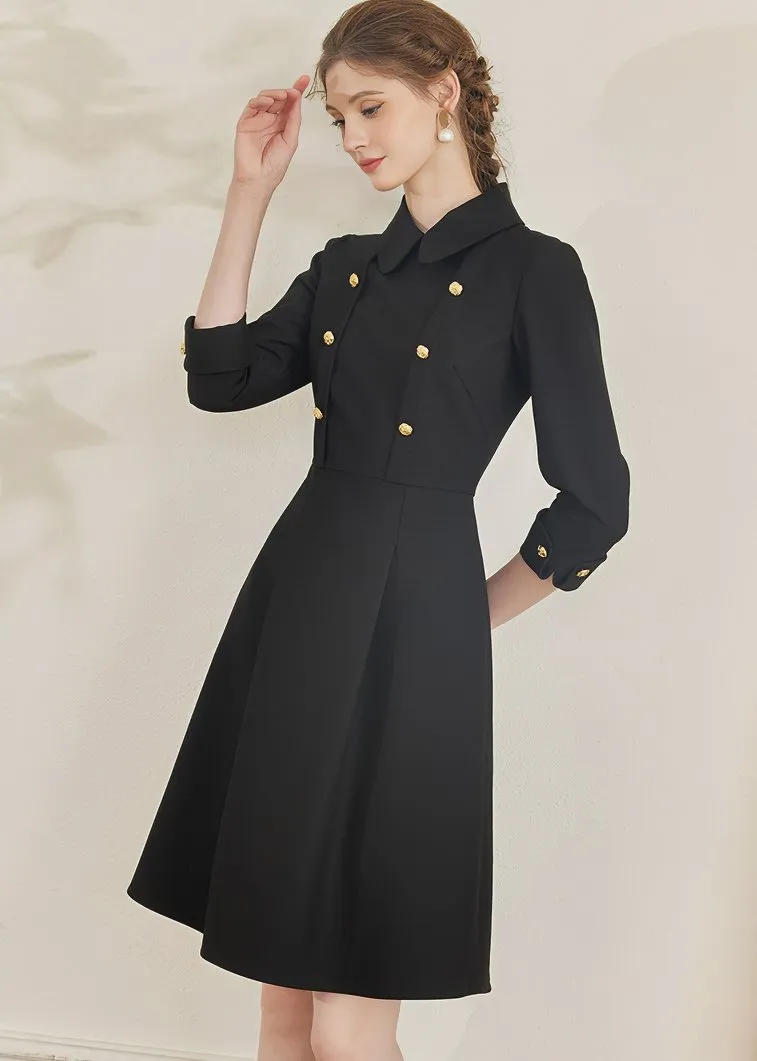 ROUND COLLAR POLO MINI DRESS