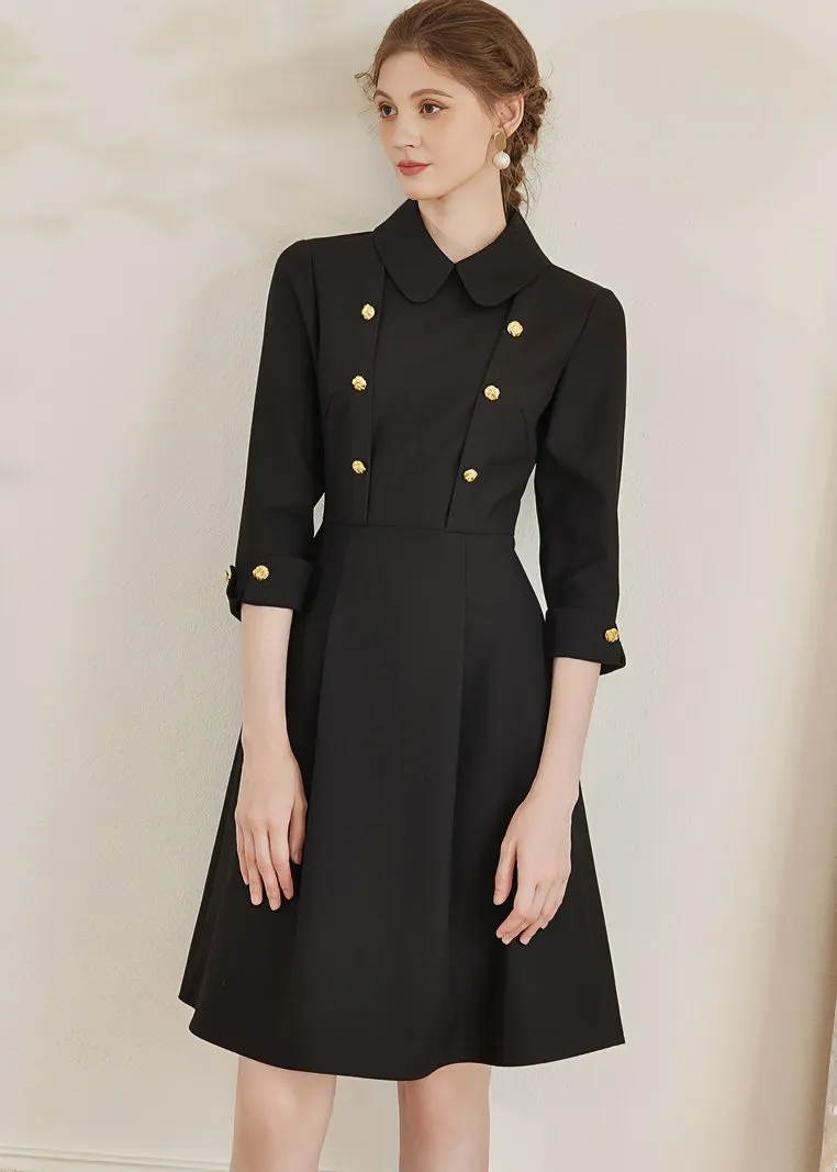 ROUND COLLAR POLO MINI DRESS