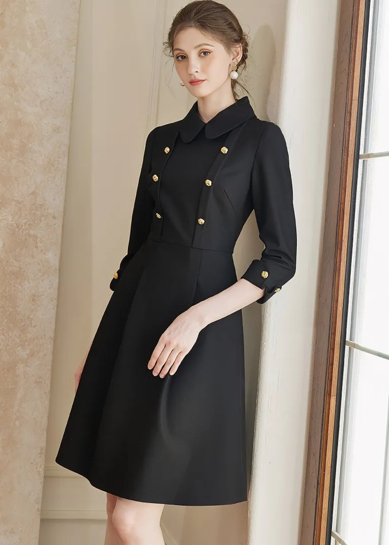 ROUND COLLAR POLO MINI DRESS