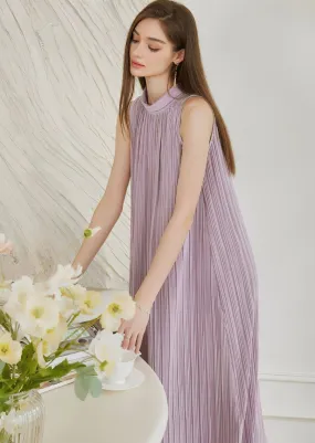 SLEEVELESS TEXTURED DRESS