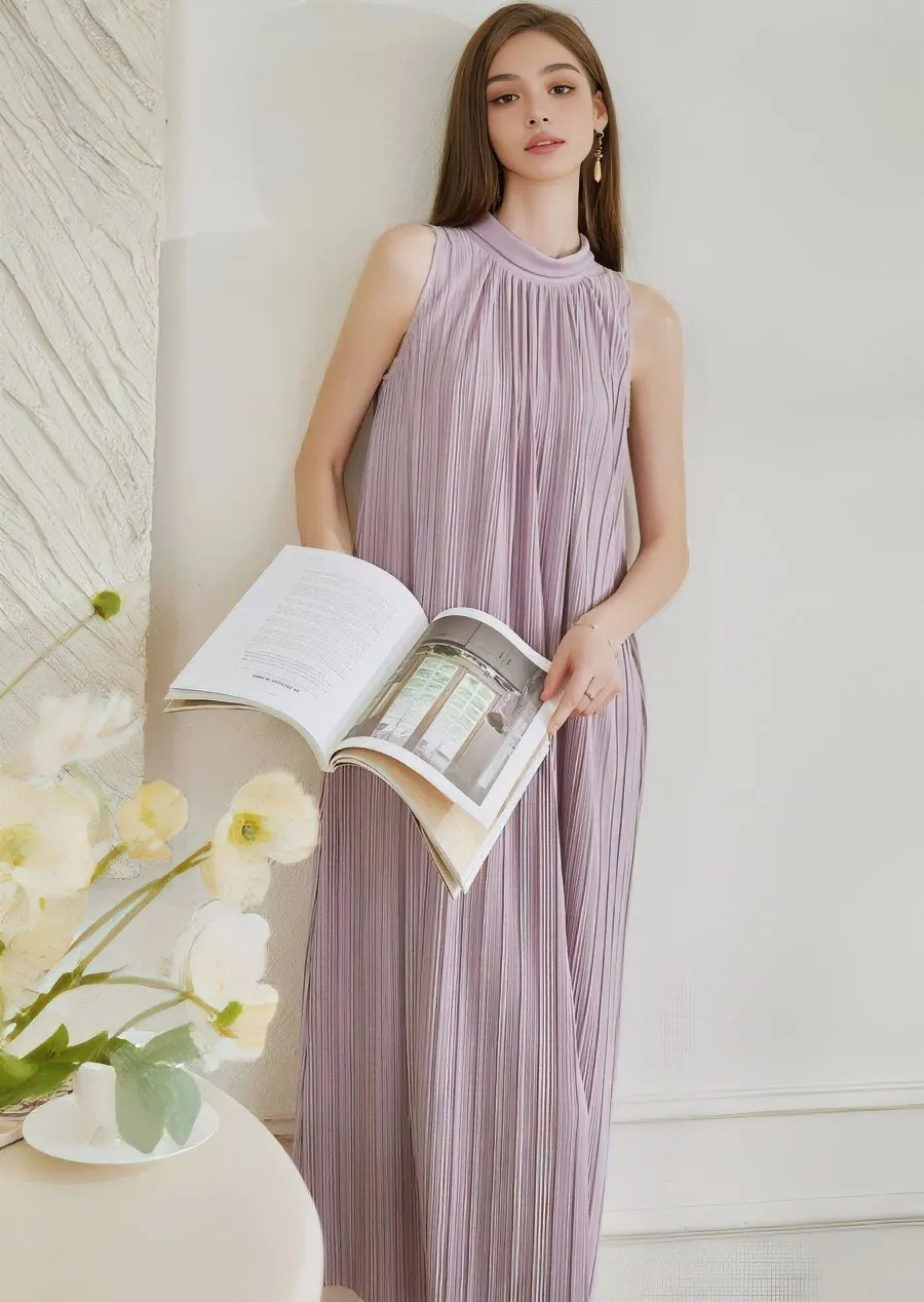 SLEEVELESS TEXTURED DRESS