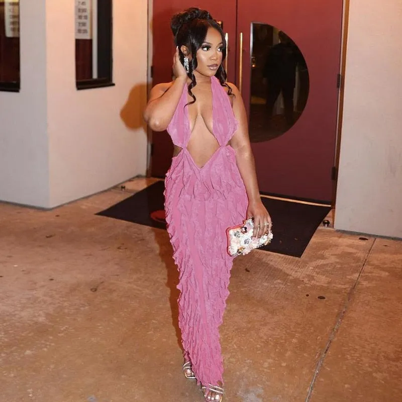 Soft And Hot Maxi Dress