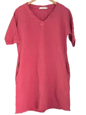 Soft Autumn Petra V-Neck Gauze Dress