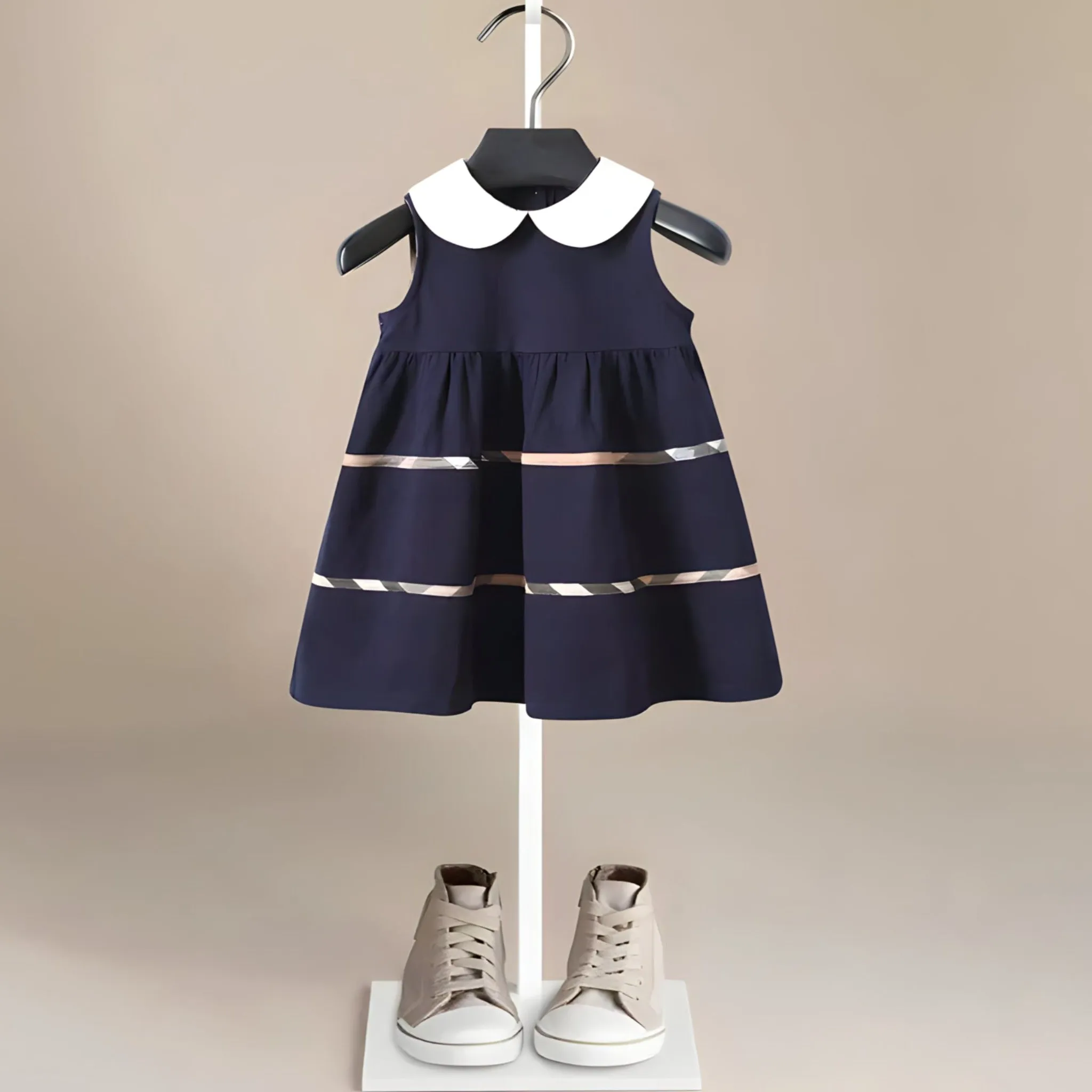 Soft Cotton Girls' Dress 1-8Y