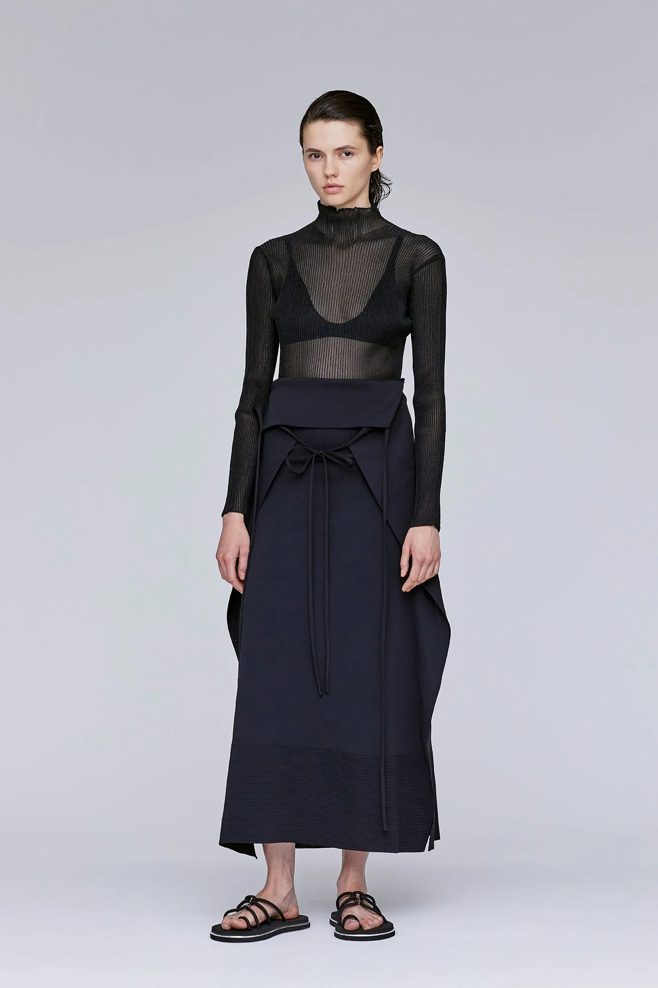 SOFT MILAN APRON DRESS