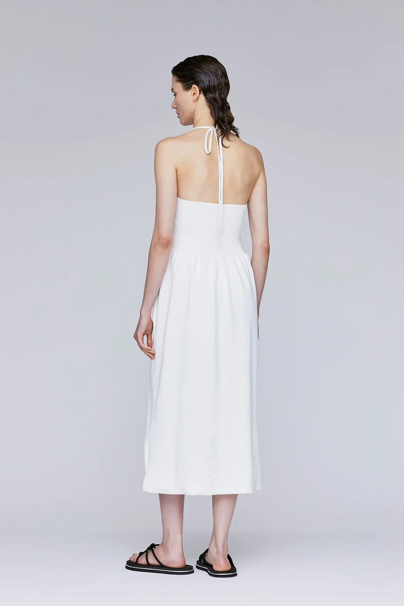 SOFT MILAN APRON DRESS