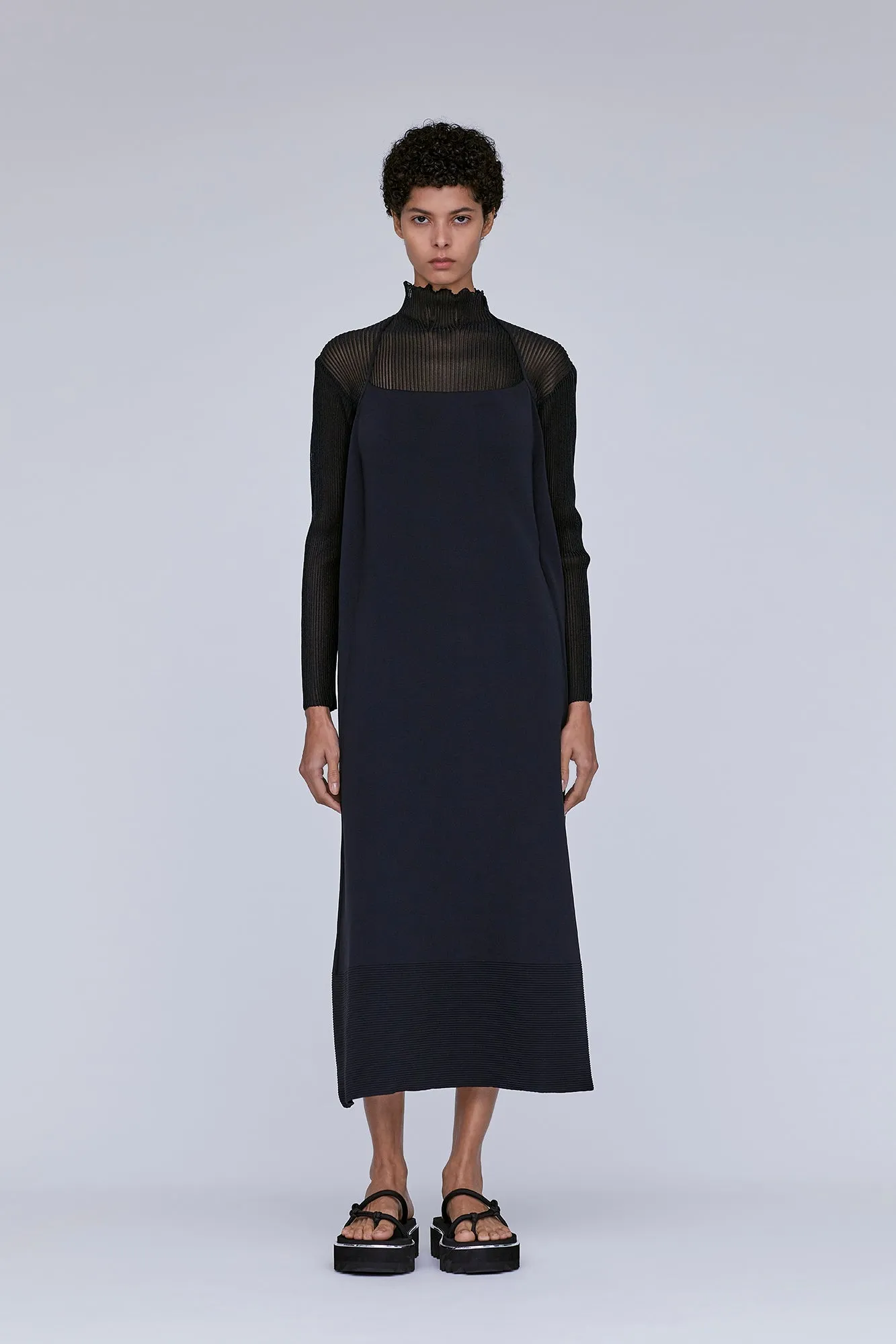 SOFT MILAN APRON DRESS