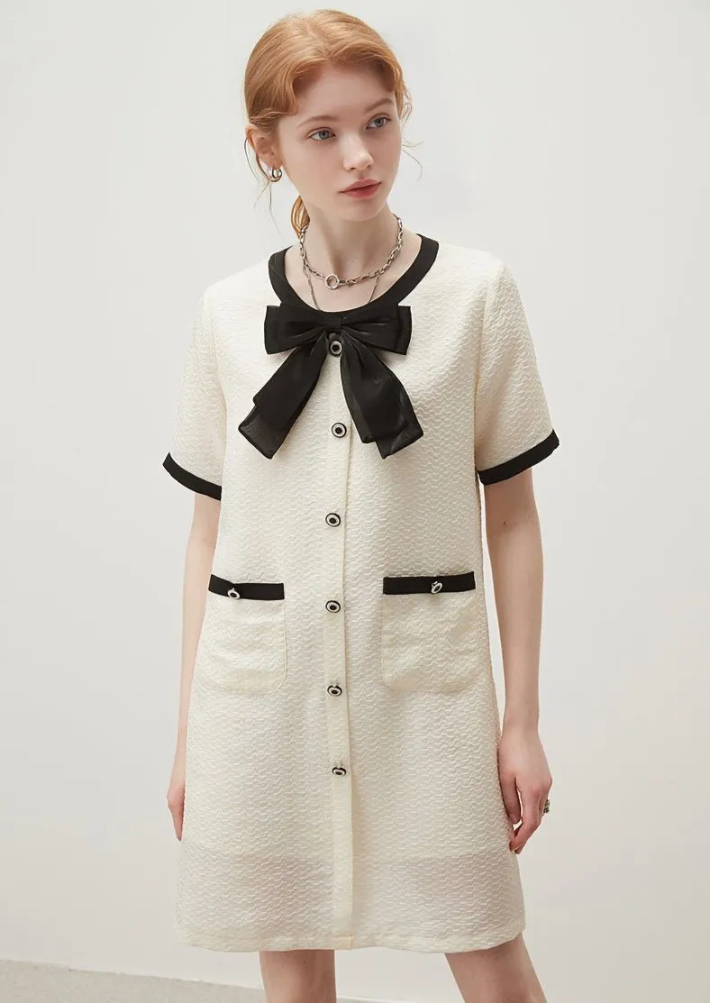SUMMER TEXTURED A-LINE DRESS