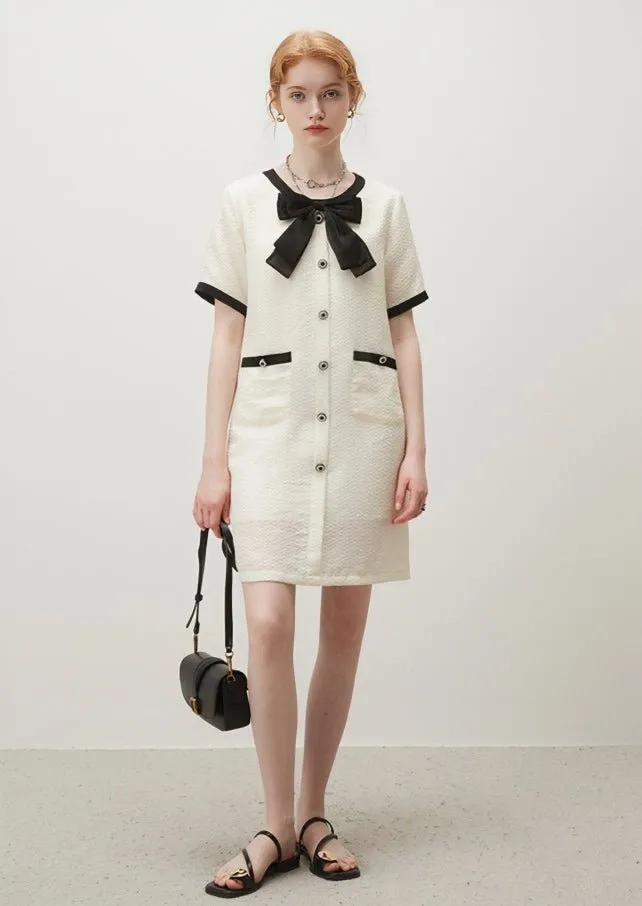 SUMMER TEXTURED A-LINE DRESS