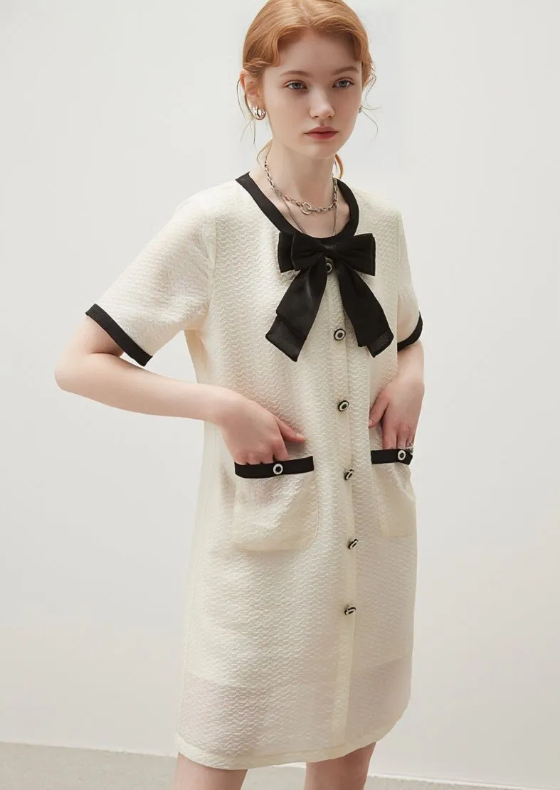 SUMMER TEXTURED A-LINE DRESS
