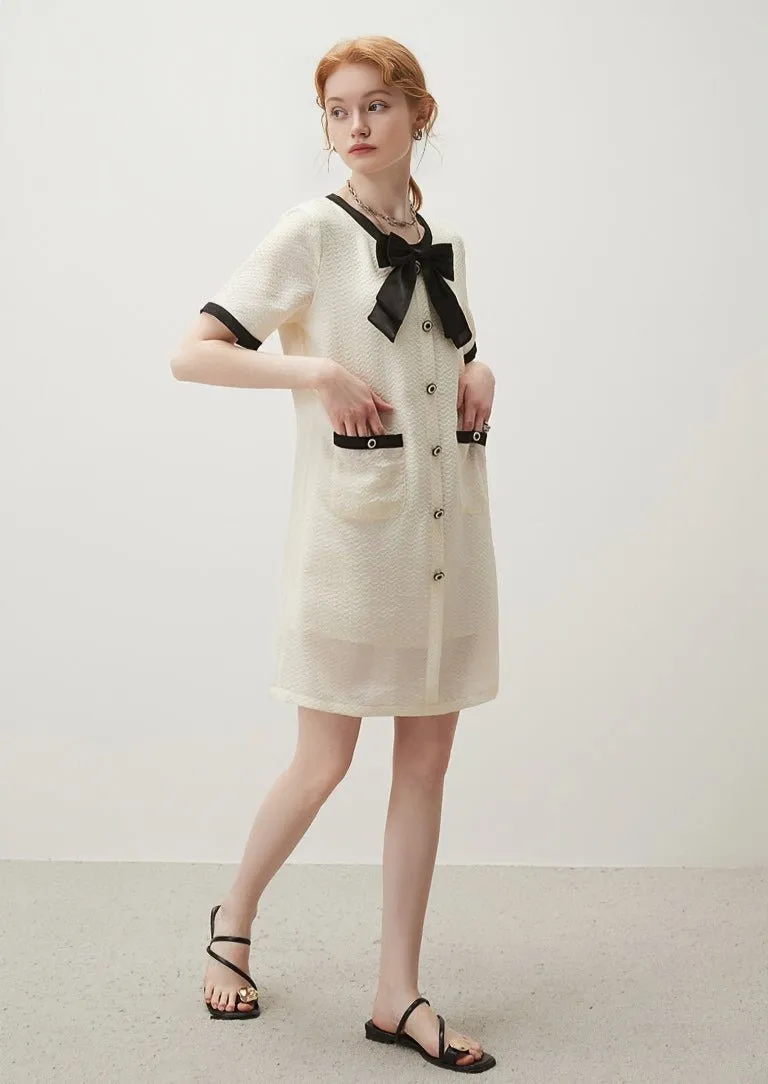 SUMMER TEXTURED A-LINE DRESS