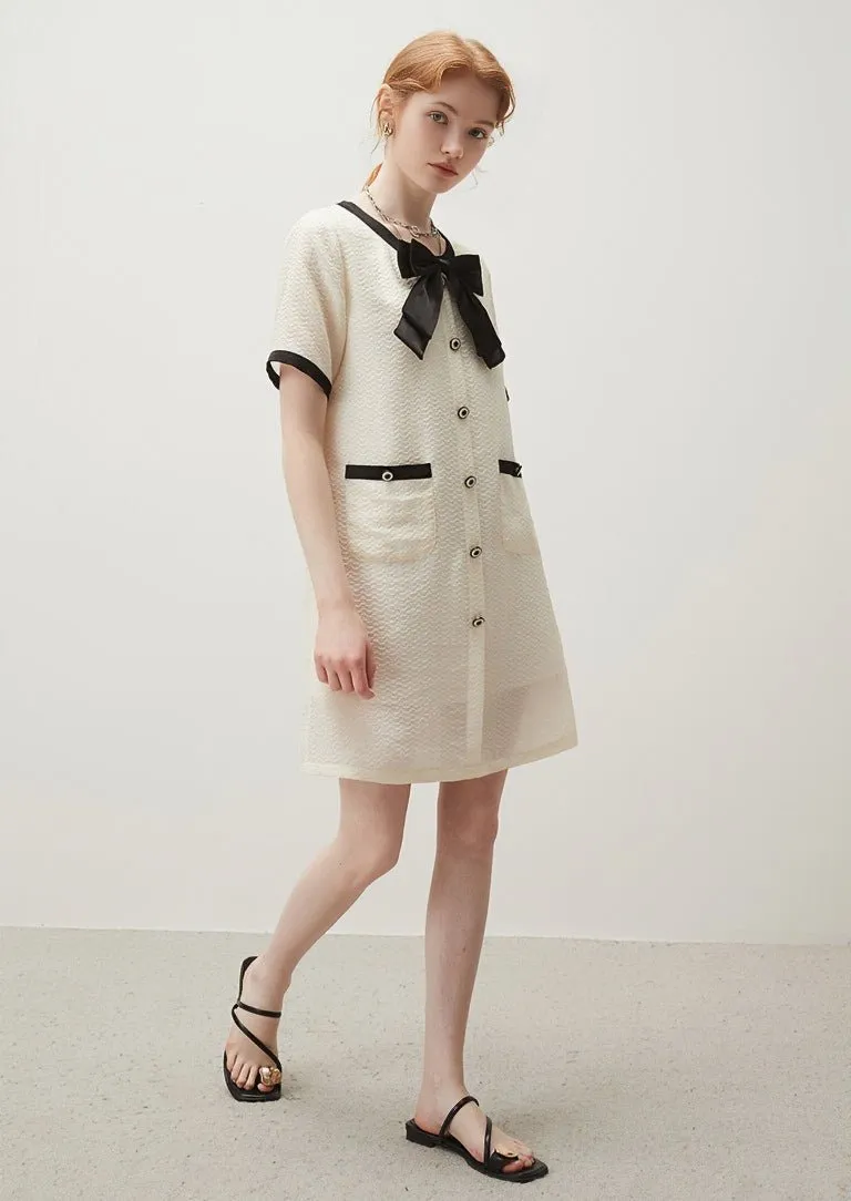 SUMMER TEXTURED A-LINE DRESS