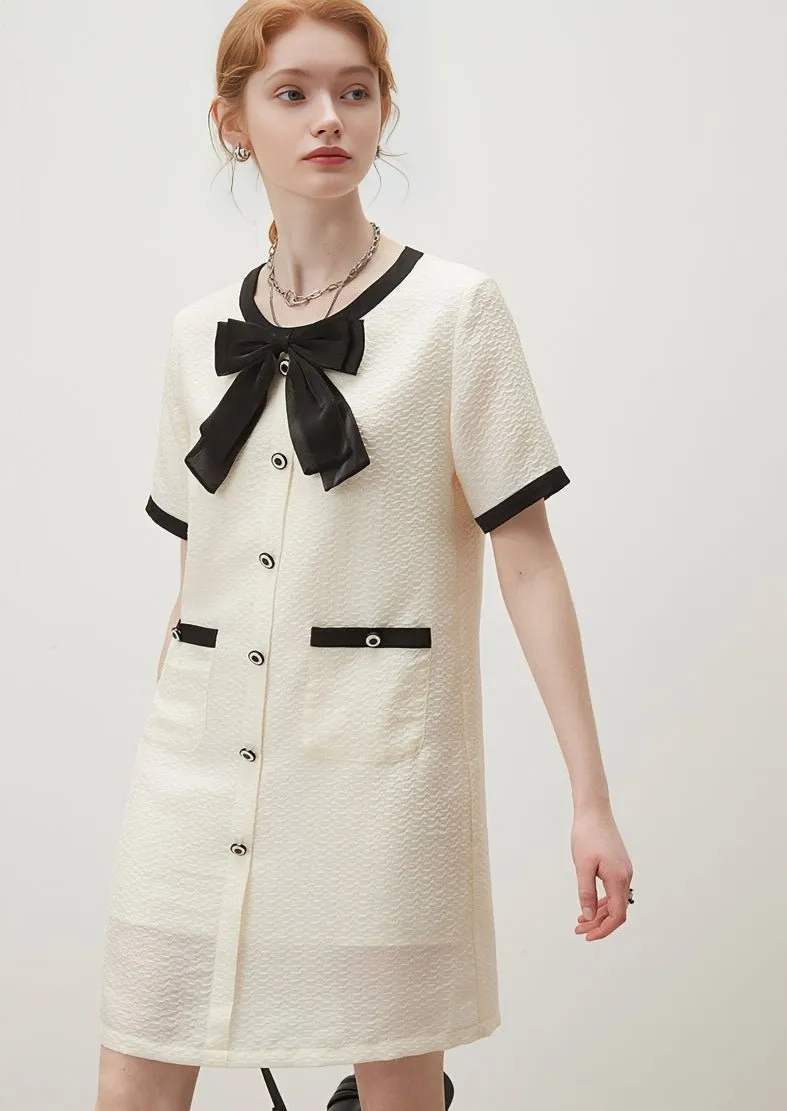 SUMMER TEXTURED A-LINE DRESS
