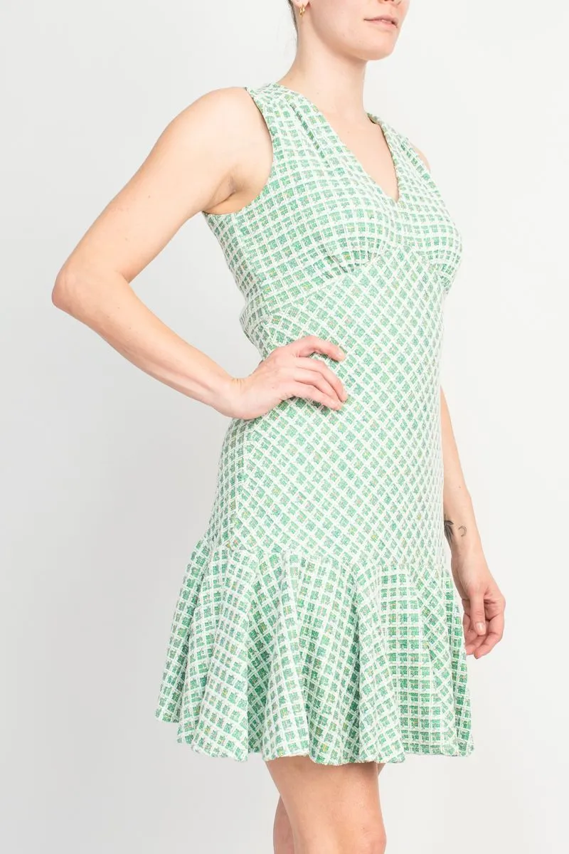 Taylor Soft Boucle V-Neck Dress