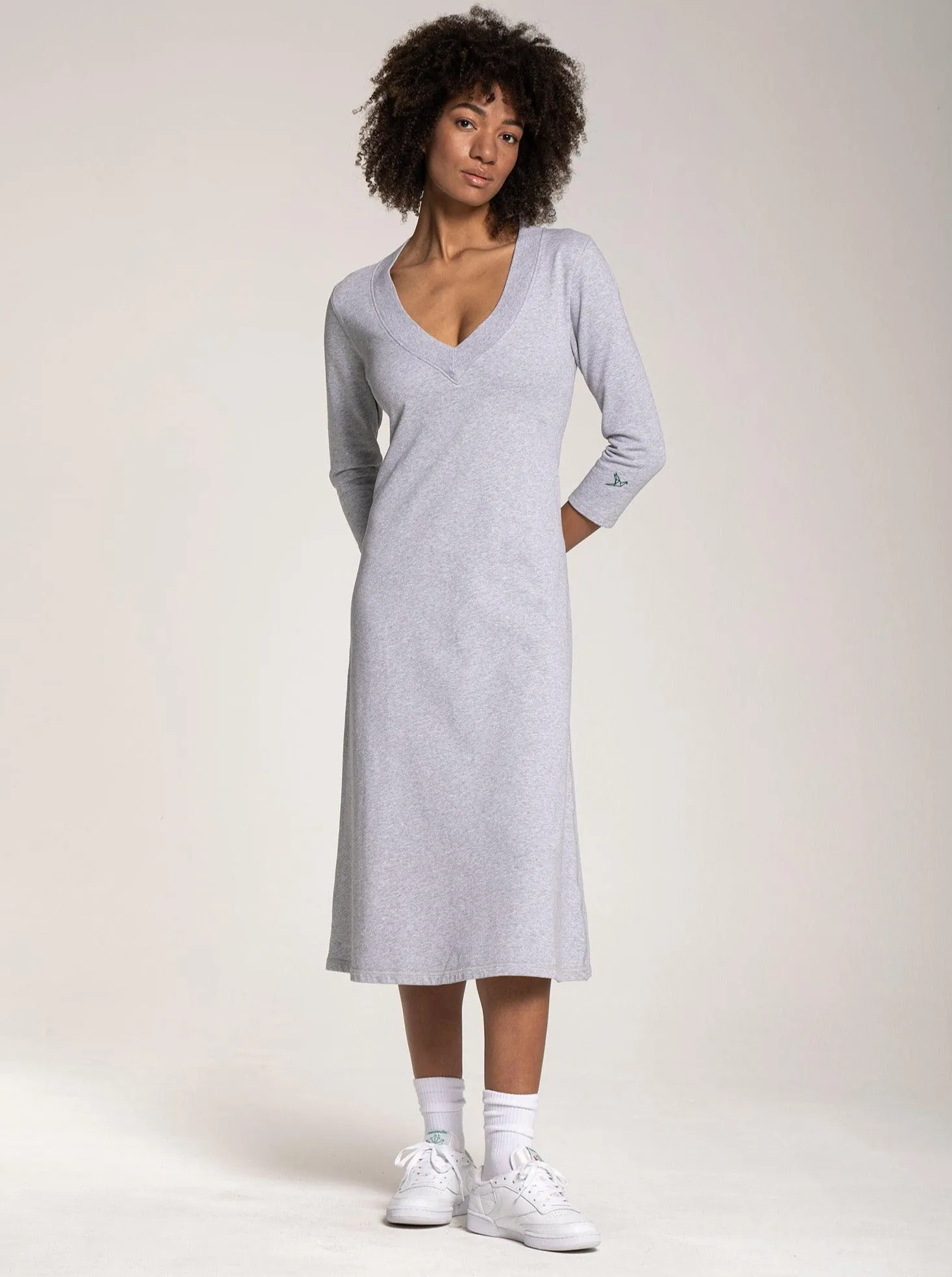 Terry Dress - Grey