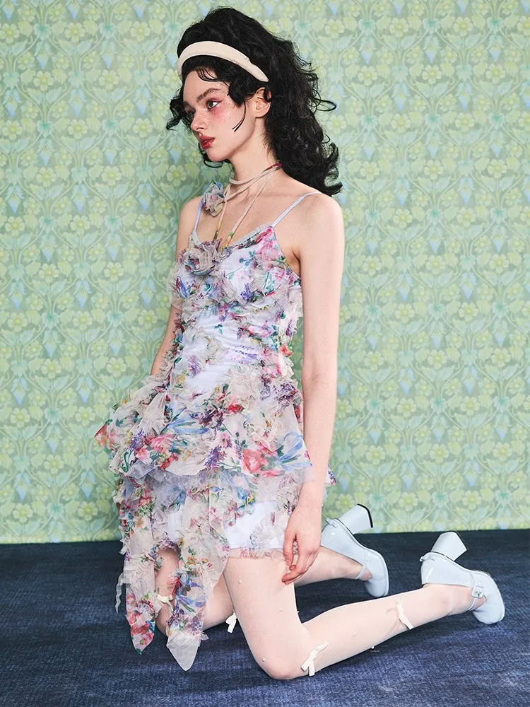 [Unosa] The Blossom Garden Bodycon Mini Dress