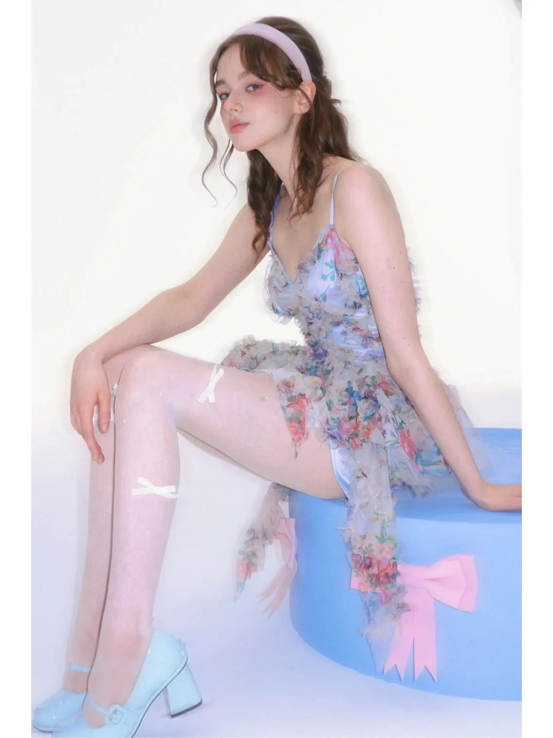 [Unosa] The Blossom Garden Bodycon Mini Dress