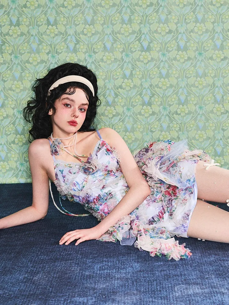 [Unosa] The Blossom Garden Bodycon Mini Dress