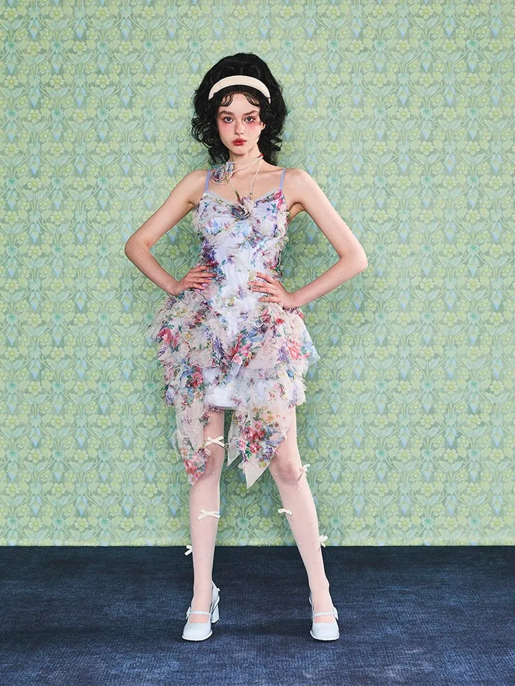 [Unosa] The Blossom Garden Bodycon Mini Dress