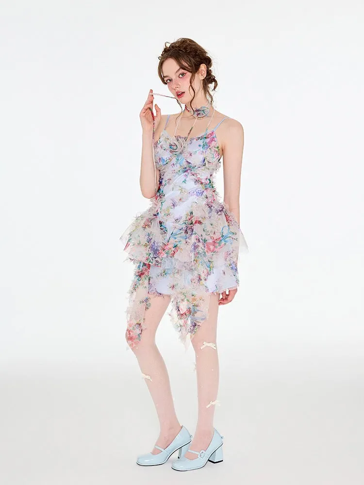 [Unosa] The Blossom Garden Bodycon Mini Dress