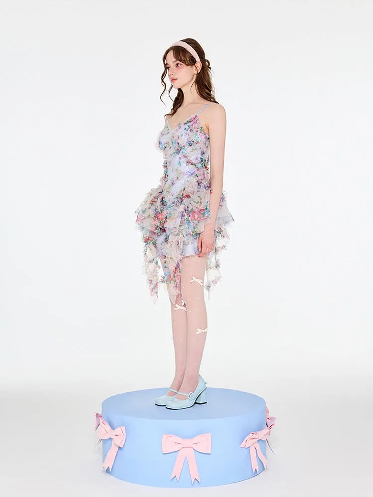 [Unosa] The Blossom Garden Bodycon Mini Dress