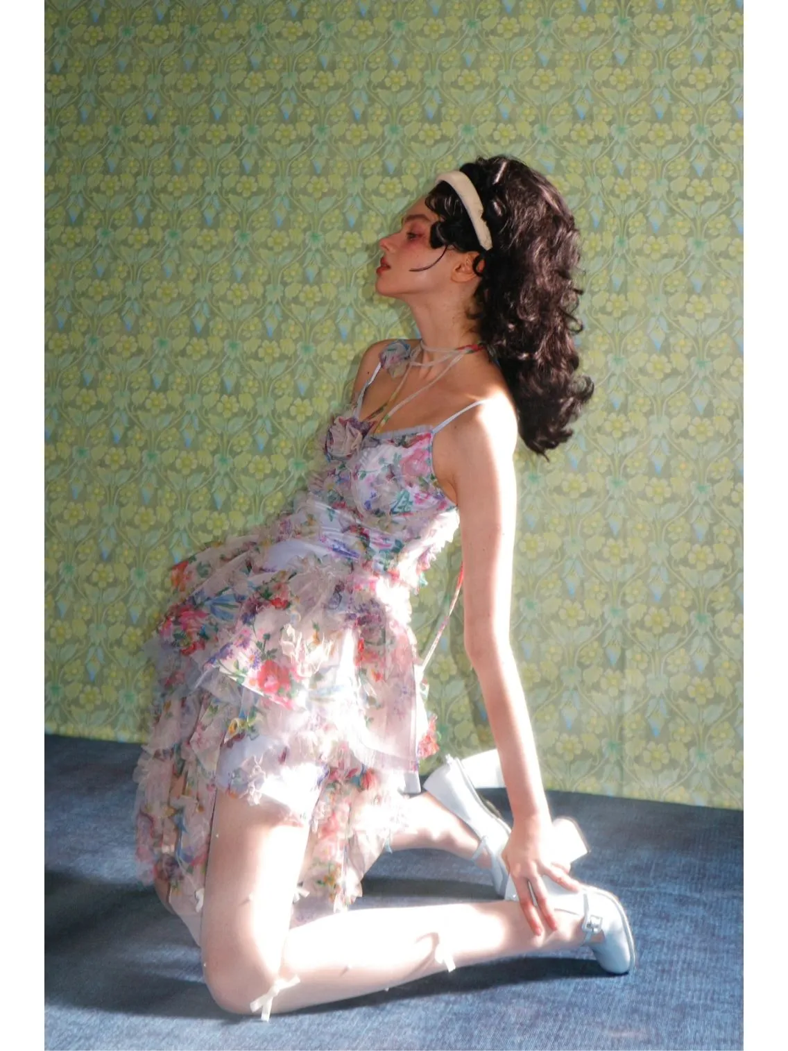 [Unosa] The Blossom Garden Bodycon Mini Dress