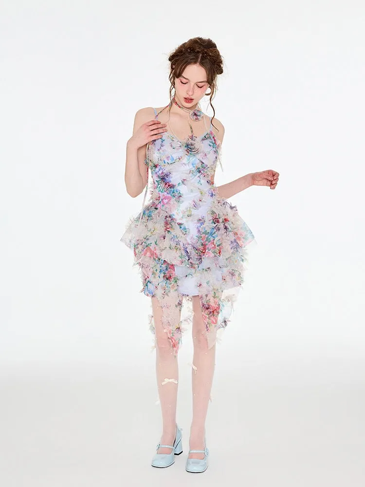 [Unosa] The Blossom Garden Bodycon Mini Dress