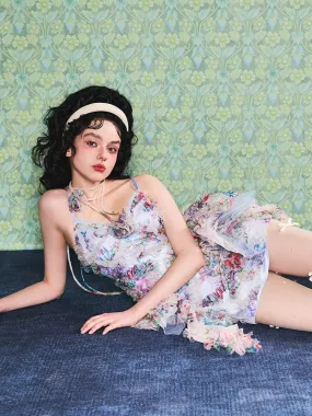 [Unosa] The Blossom Garden Bodycon Mini Dress