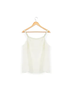 Viscose Tank Top - Off White