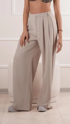 Wide-leg tailored trousers wholesale
